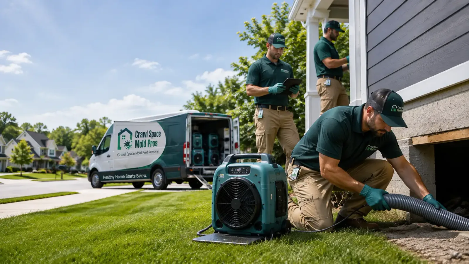 Crawl Space Mold Removal in Hume, IL